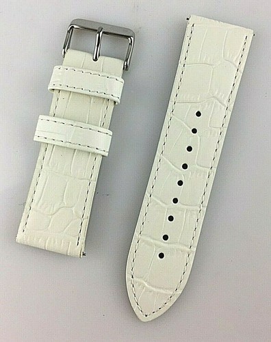 Bracelet De Montre En Cuir Noir HOLLER - Largeur 26 Mm - Neuf Sans étiquette