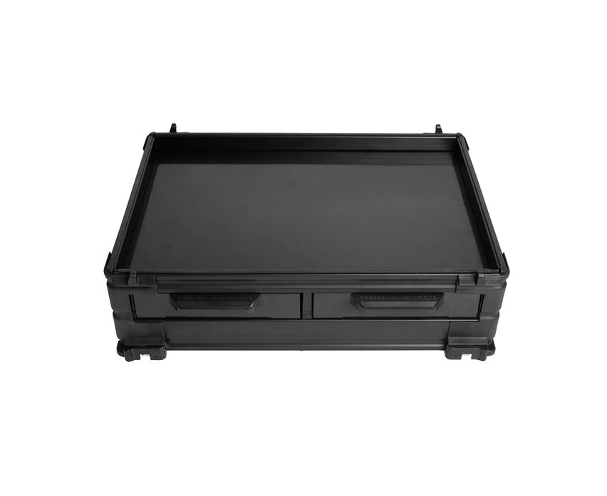PRESTON INCEPTION MAG LOK  DOUBLE FRONT + SIDE 3 DRAWER UNIT FOR FISHING SEATBOX