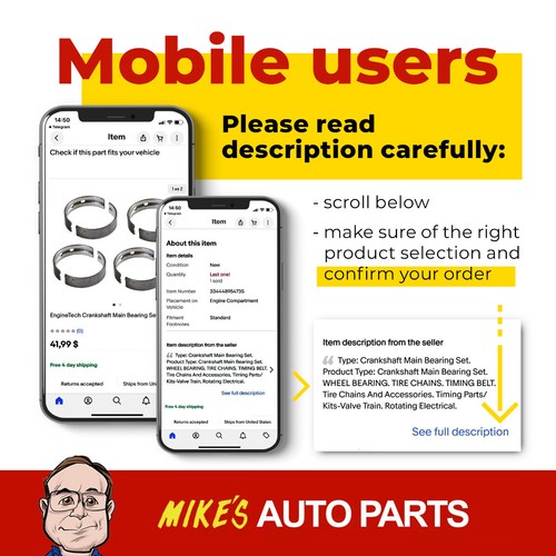 MTC Front Drive Shaft Flex Joint Kit with - Picture 5 of 5