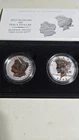 2023 Morgan & Peace Dollar Reverse Proof 2-coin set 22XS w/box and coa