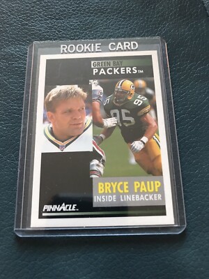 BRYCE PAUP 1991 Score Pinnacle Rookie RC #183 PACKERS Bills