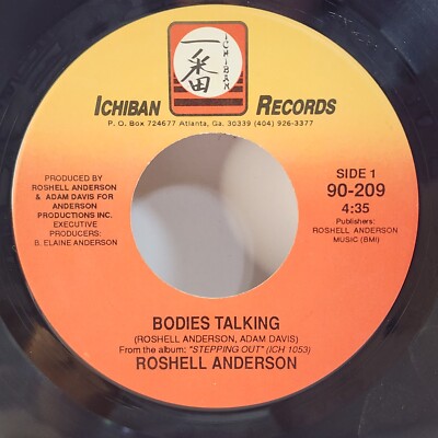 ROSHELL ANDERSON Bodies Talking 45RPM VINYL