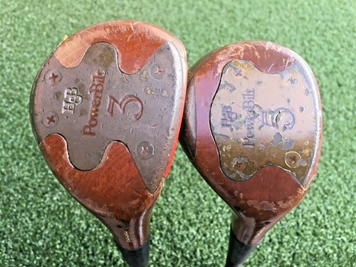 Powerbilt Hb Citation Persimmon 3 5 Wood Set Rh C Stiff Steel Mm4026 Ebay