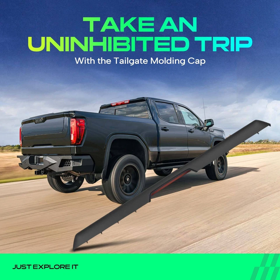 Tampa de moldura de tampa traseira superior para Chevrolet Avalanche 1500 Avalanche 2500 2003-2006 - Imagem 3 de 4