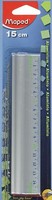 Maped Aluminium Lineal Flach 15Cm