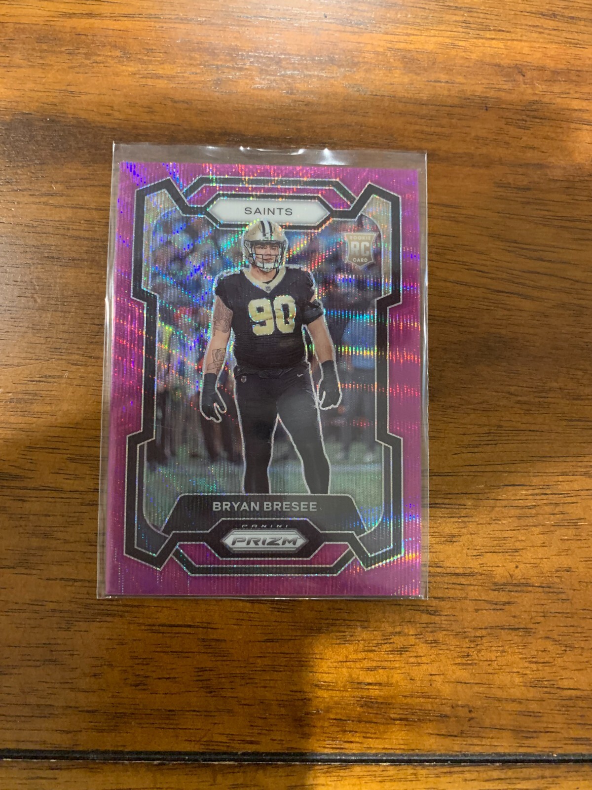 BRYAN BRESEE 2023 PANINI PRIZM PURPLE WAVE RC #372 NEW ORLEANS SAINTS /99