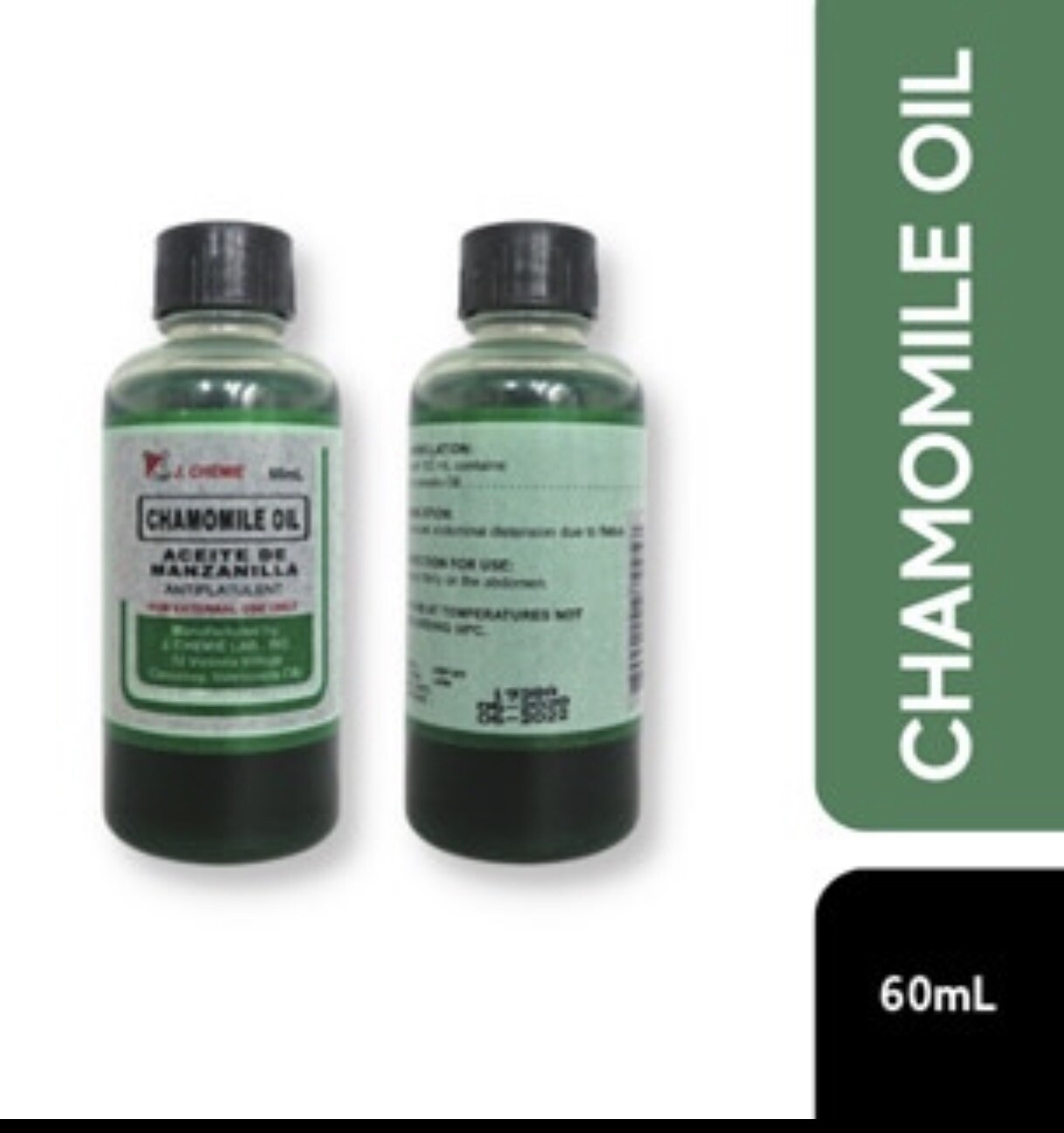 Aciete De Manzanilla ANTIFLATULENTO 60 ml Cada Original Aceite de Manzanilla 2X Botellas