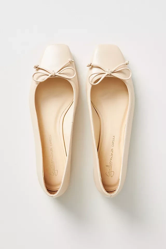 Cream ballet best sale shoes