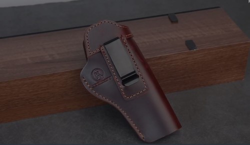 For Colt 1911 IWB Concealed Carry Leather Gun Holster 5" - Picture 16 of 22