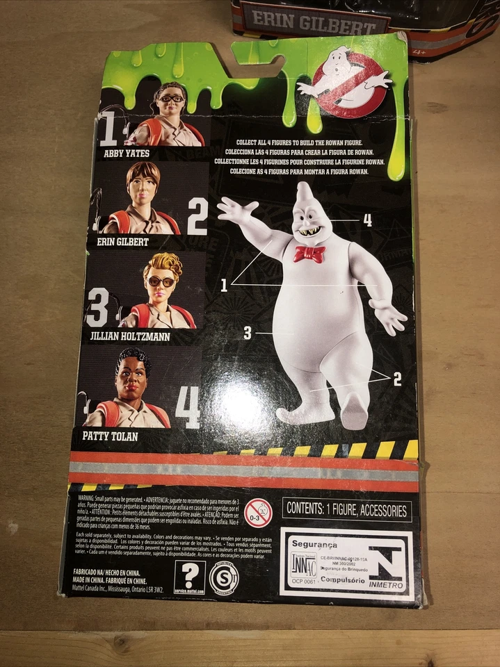 Lote de 2 bonecos de ação Ghostbusters Erin Gilbert Abby Yates novos na embalagem  - Imagem 3 de 4