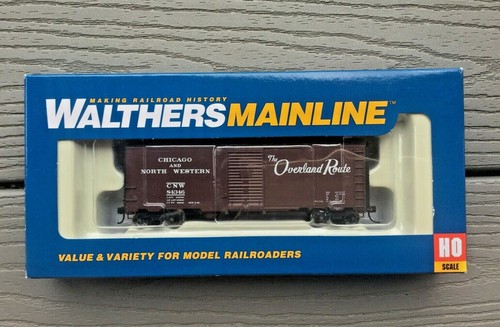 WALTHERS MAINLINE 1/87 HO C&N.W. 40' 1944 AAR BOX CAR RD. # 84346 F/S # 910-1665 | Zustand: New