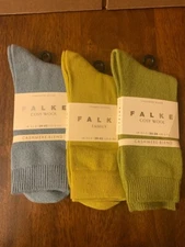 Falke Women's Socks  Cosy Wool Socks Curcuma, Green, Yellow 47548 One pair