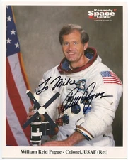 Bill Pogue Signed 8x10 Photo Autographed NASA Astronaut Space Inscribed To Mike
