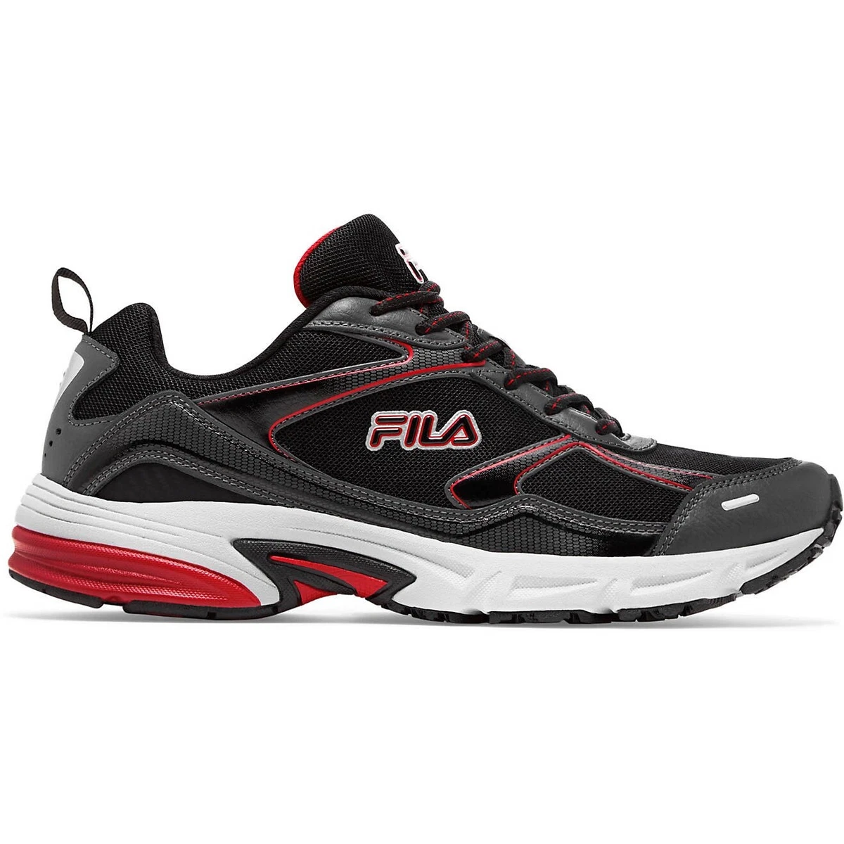 Fila Memory Stir Up 3 size 13 M Men s black red running shoes 1RW02100 005 NEW