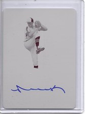 2016 Leaf Trinity MIKE NIKORAK MAGENTA PRINTING PLATE AUTO RC #1/1 ROCKIES!!