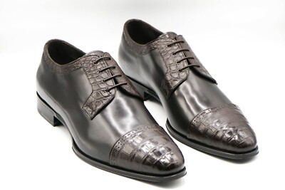 NWT STEFANO RICCI Leather   EAGLE Shoes Eu 45 Uk 11 Us 12 (SR441)