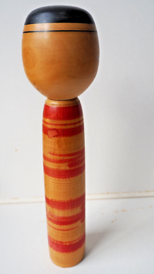 Poupée Japonaise Kokeshi Tsuchiyu Artisanale - Vintage Années 60 - Signée P234