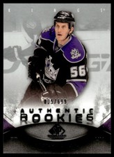 2010-11 SP Game Used ROOKIES Richard Clune Rookie 035/699 Los Angeles Kings #118