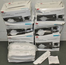 (350) 3M Disposable Repirator Mask 9105, N95, Flat Fold, VFlex, Expires 09/2029