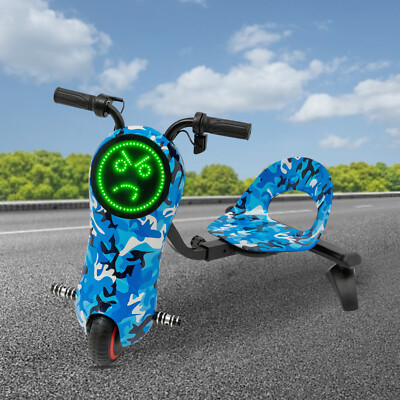 50kg/110.23lbs Electric Kinder Elektro-Drift-Scooter Drift Trike Scooter Dreirad