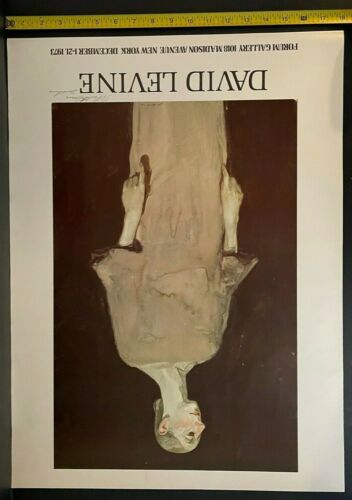 VINTAGE | David Levine | SIGNIERT | Forum Galerie Poster | 1973 | PGB - Bild 3 von 5