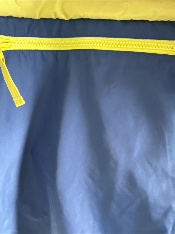 Cortavientos RVCA Hombre Talla Grande Azul Y Amarillo - Usado en Excelente Condición Foto 4 de 4