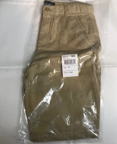 The Children's Place Ragazzi Taglia Uniforme Chino Pantaloncini, Lino, 12 - Foto 2 di 7