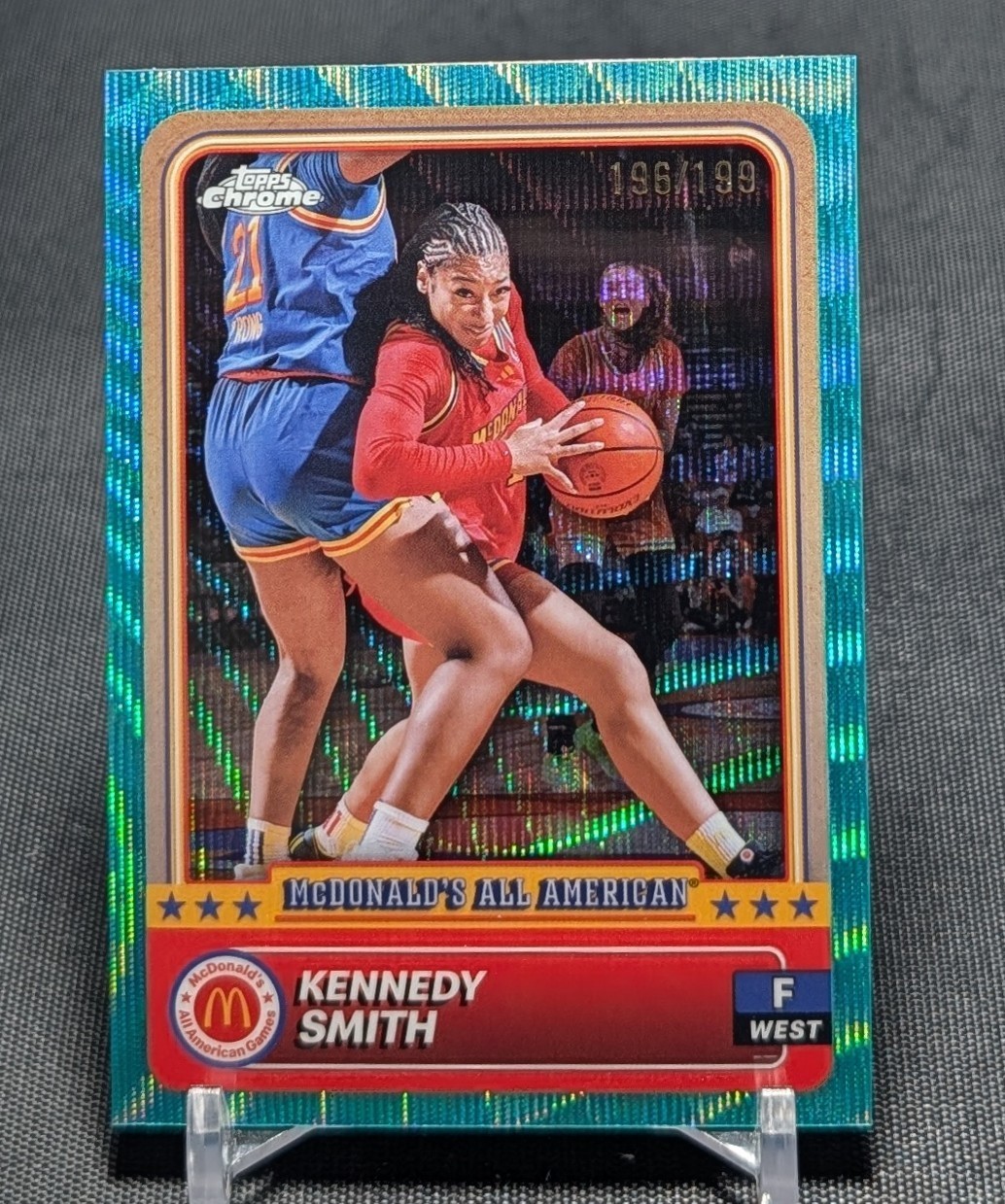 Kennedy Smith Aqua Refractor /199 2024 Topps Chrome McDonald's All American USC