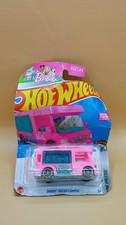 2022 Hot Wheels Barbie Dream Camper #56 HW Metro Pink New Damaged Card