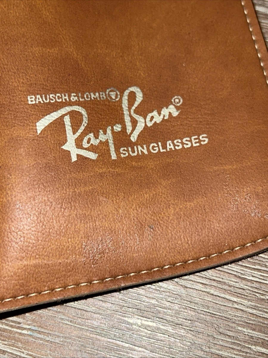 Ray Ban Vintage 70's Leather/Vinyl Sunglasses/Eyeglasses Case Only