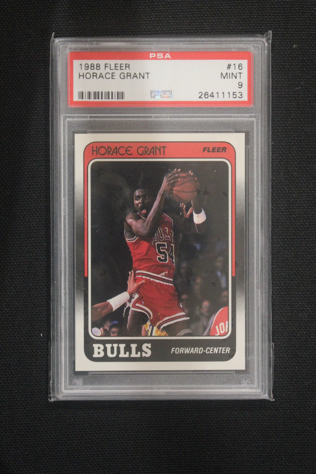 1988 Fleer Basketball Horace Grant #16 PSA 9 MINT Bulls