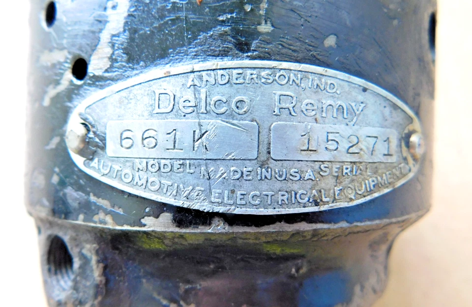 DISTRIBUIDOR DE ENCENDIDO DELCO-REMY 661K PARA 1933 SERIE BUICK 60 80 90 INCOMPLETO Foto 2 de 4