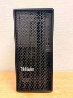 ThinkSystem ST50 V2 Tower Server   Intel Xeon E-2324G CPU   2*8GB (16GB) RAM  