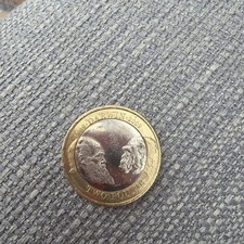 Rare Charles Darwin 1809-2009 Anniversary £2 Two Pound Coin - TRUE Minting Error