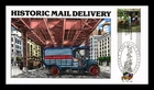 DR JIM STAMPS US COVER HISTORIC MAIL DELIVERY MAIL CAR FDC COLLINS HAND PAINTED