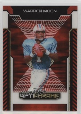2025 Leaf Optichrome Red Prismatic 1/1 Warren Moon #256 HOF g4d