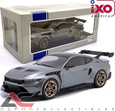 IXO SPMCG18576 1:18 2025 FORD MUSTANG GTD (METALLIC GRAY)