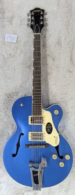G2420T Streamliner Hollow Body with Bigsby, Broad'Tron BT-3S, Fairlane Blue