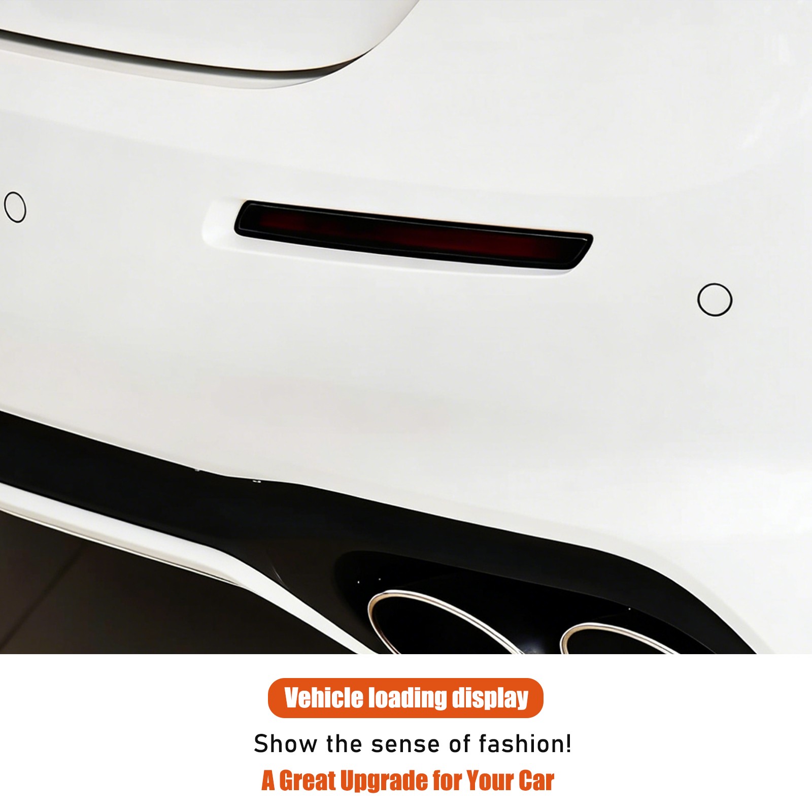 Smoked Black Rear Fog Tail Light Lamp Cover Trim For Maserati Ghibli 18-23 US