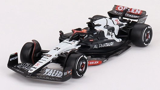 MODELLINO AUTO F1 STATICO MINIGT ALPHATAURI AT04 DE VRIES AUSTRALIA 2023 1/64 - Immagine 4 di 4