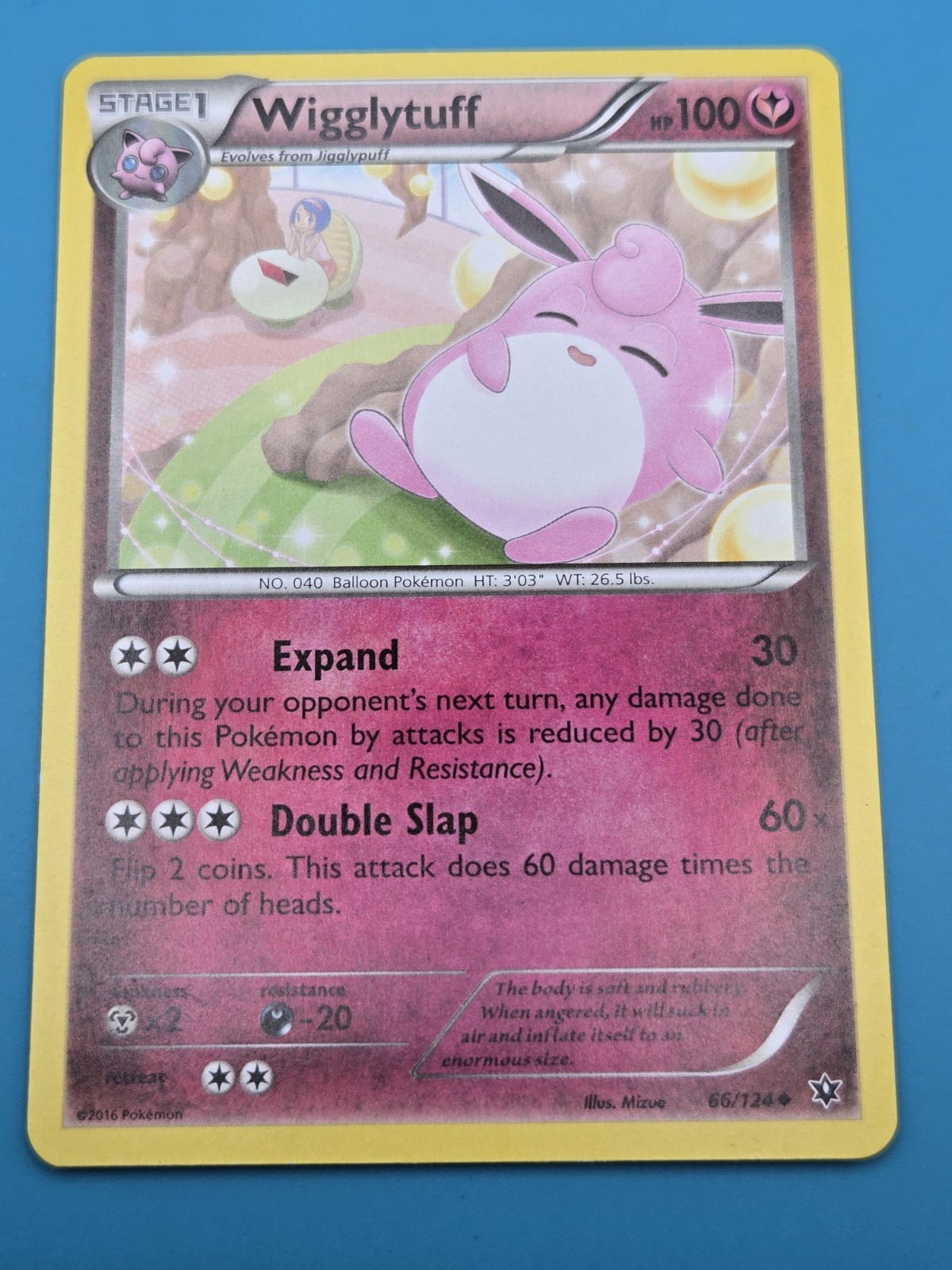 Wigglytuff 66/124 Uncommon XY - Fates Collide REGULAR LP