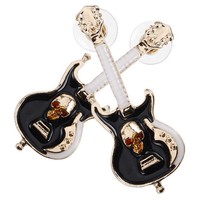 1 Paar Gitarren-Ohrringe, Gitarren-Ohrstecker, Gitarren-Ohrstecker FüR Damen,