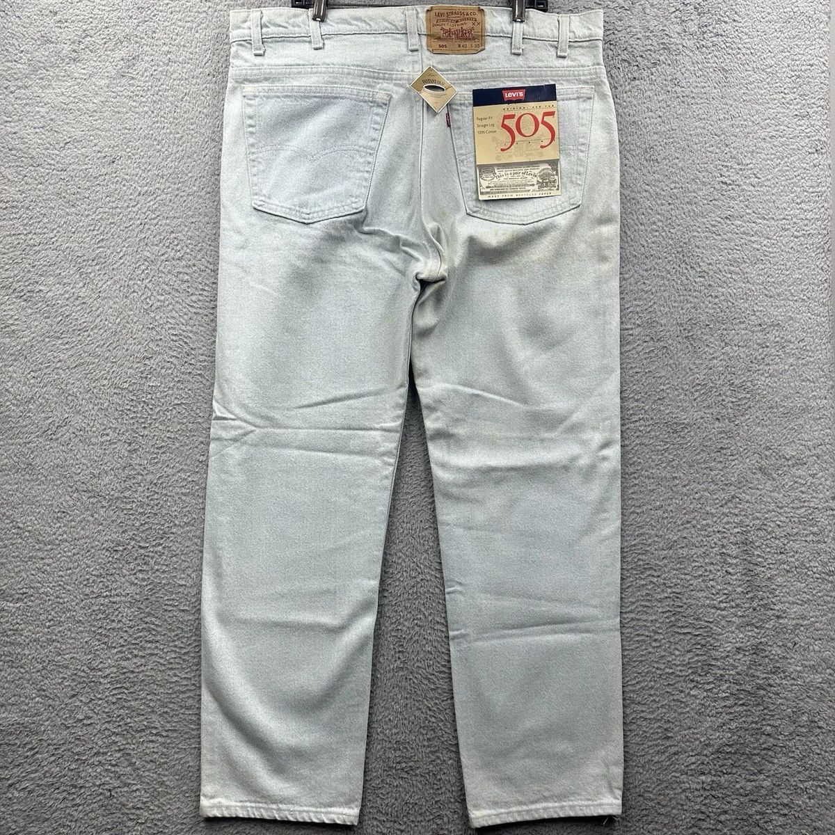 Levis 505 White Jeans 80’s ビンテージ levis jeans white 505 products for sale | eBay