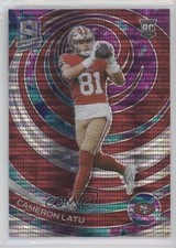 2023 Panini Spectra Rookies Celestial Prizm 39/99 Cameron Latu #166 6q5