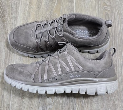 Skechers Air Cooled Memory Foam Damen Sneaker Gr.38 Braun Topzustand