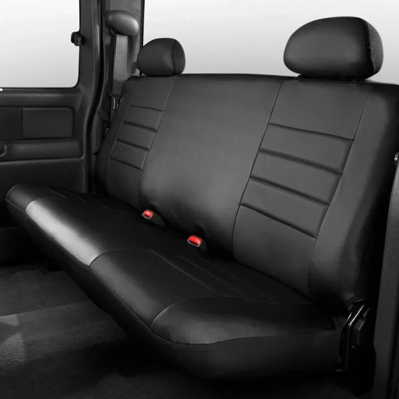 For Dodge Grand Caravan 05-07 Fia LeatherLite Series 2nd Row Black Seat Covers Foto 2 de 3