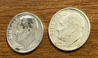 Lot Of Two 90% Silver Roosevelt Dimes 1964P And 1963 D