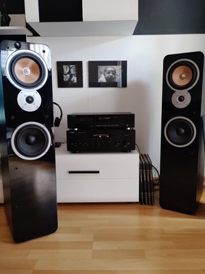 StereoAnlage Yamaha Rec. R-S500 Teufel Ultima30 PioneerCD Play.4700, inkl.Fernb.