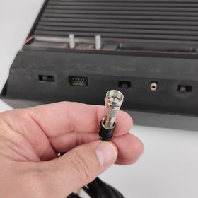 Atari 2600 Console Woody 4-Switch CX-2600 A Bundle Pac-Man Joystick Tested Works