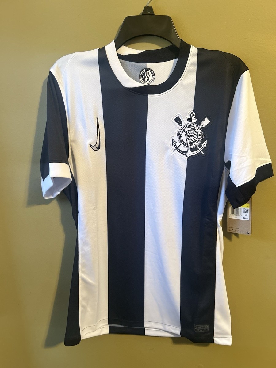Nike Corinthians 24-25 Third Football/Soccer Black and White